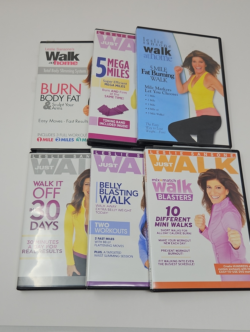 Leslie Sansone Just Walk Set Of 6